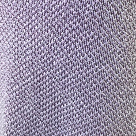 Old Navy Lilac Crew Neck Loose Knit LS Sweater Side Slits Ribbing Variations S M - Picture 10 of 13